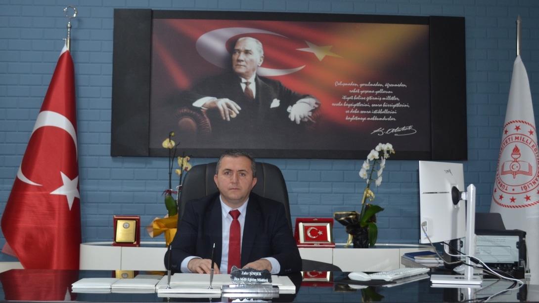 İlçe Milli Eğitim Müdürümüz Zafer ŞİMŞEK in Yarıyıl Tatili Mesajı